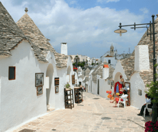 Alberobello street, Puglia