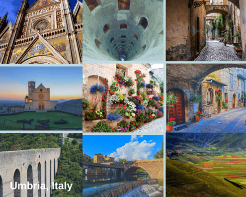 The most magical and beautiful hill towns of Umbria