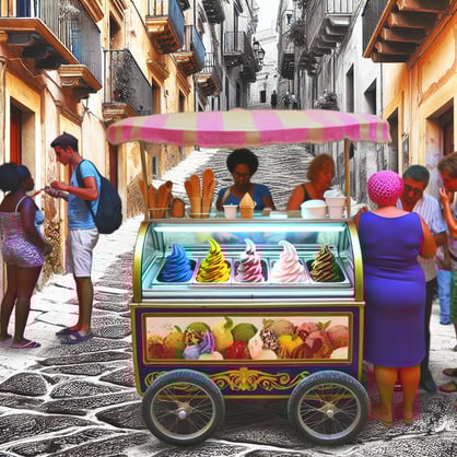 Gelato in sicily