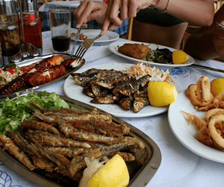 Greek Taverna food